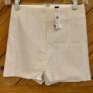 NEW size small white rhinestone shorts from Windsor.